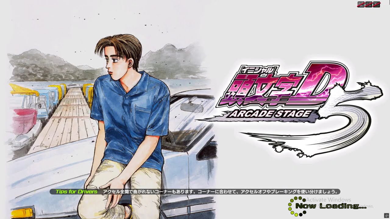Initial D Arcade Stage 5 (2009) (Export) (Elfldr2) - Test & Gameplay (TeknoParrot / RTX GPU)