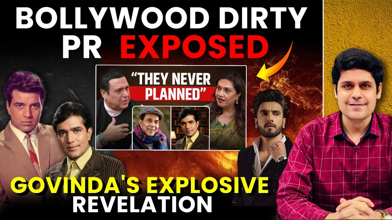 GOVINDA EXPOSES BOLLYWOOD's DIRTY PR | POLITICS AGAINST RAJESH KHANNA, DHARMENDRA & RANVEER REVEALED