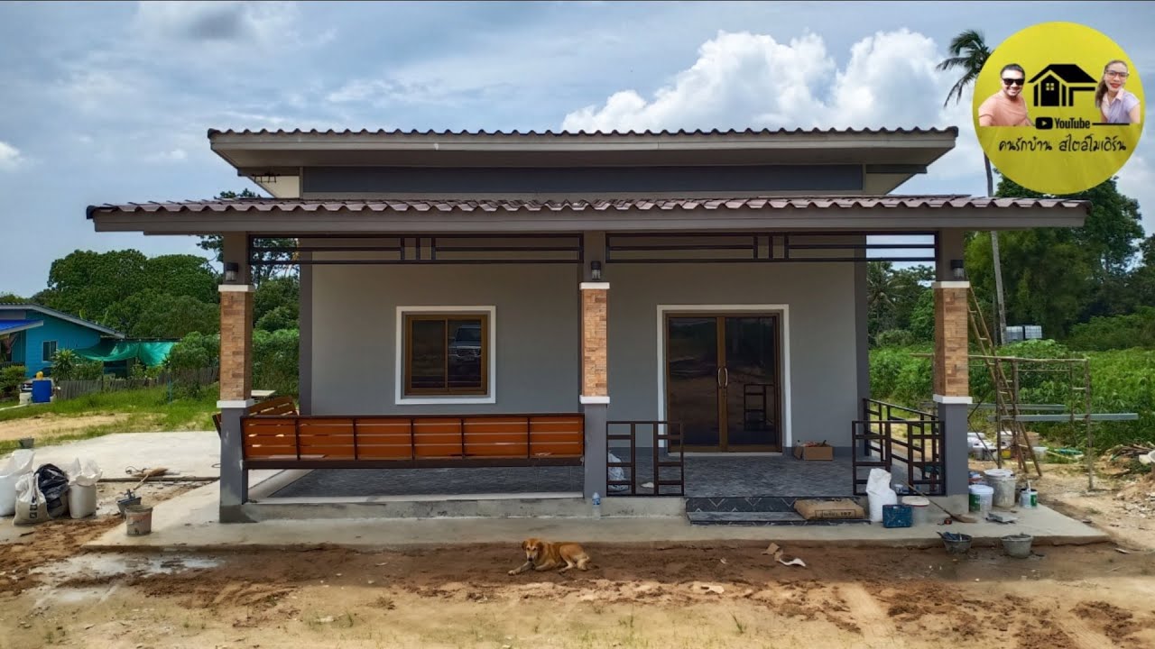 Modern house|บ้านโมเดิร์นออกแบบลงตัวสวยงามหลังนี้ 2ห้องนอน ในพื้นที่104ตรม. คุ้มกับราคาที่จ่ายไป