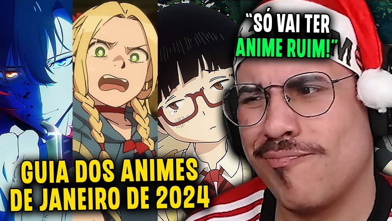 ANIMES DE JANEIRO DE 2024 (ft. @CanalMangaQ @ChapéusdePalha @DanaelFernandes @Narrativando) | Michi