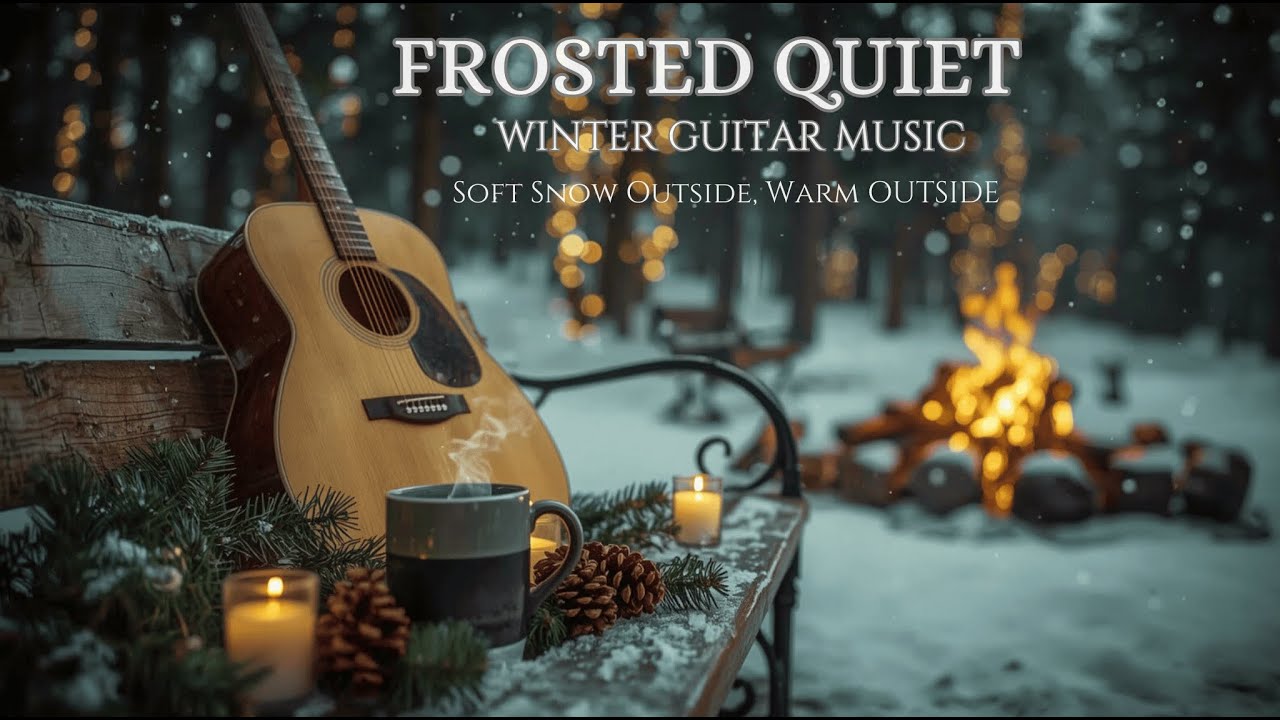 Winter Morning Acoustic Guitar | Quiet Forest, Peaceful Hours