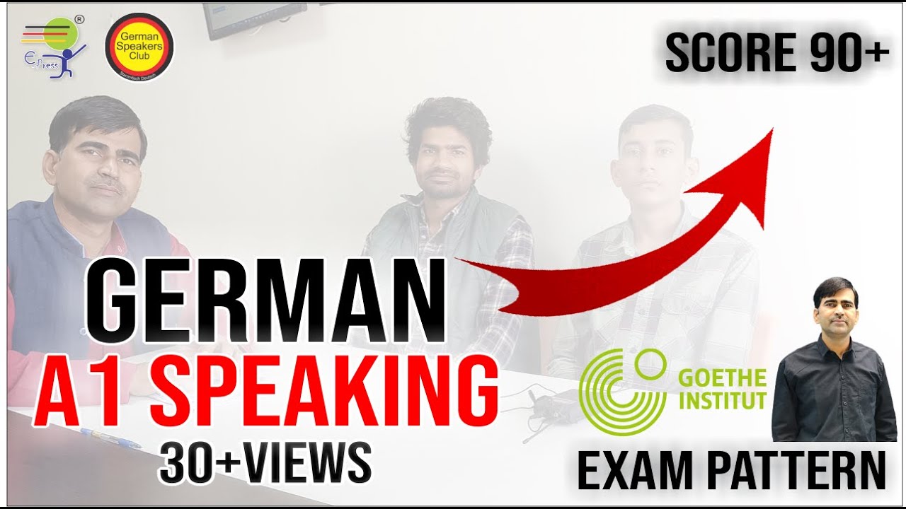 GOETHE ZERTIFIKAT A1 Sprechen Exam Training A1 | How to pass the oral part. | German A1 Goethe Exam