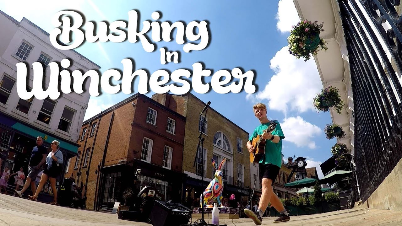 Busking in Winchester (Am I playing too Loud?!)