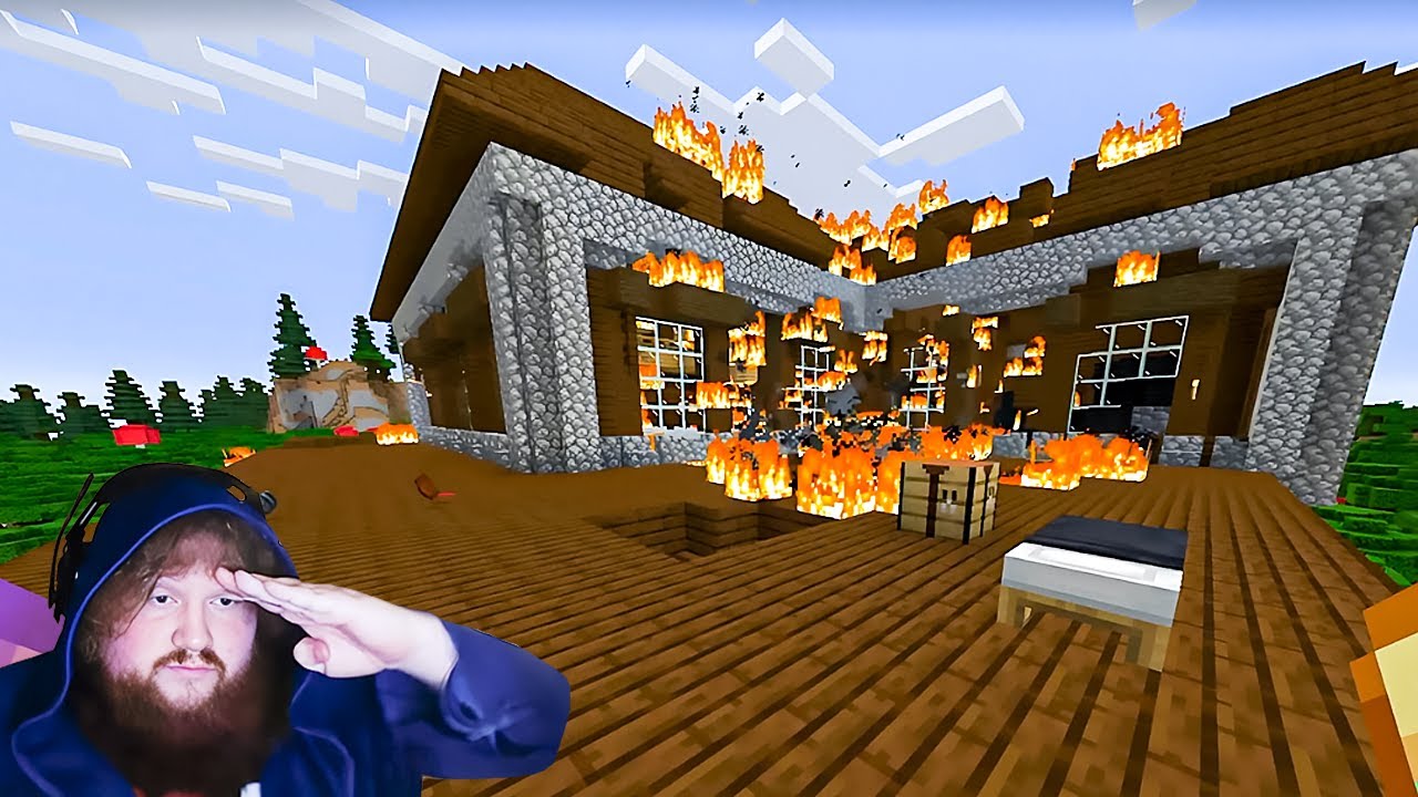 Woodland Mansion Disaster (Minecraft Hardcore Challenge)