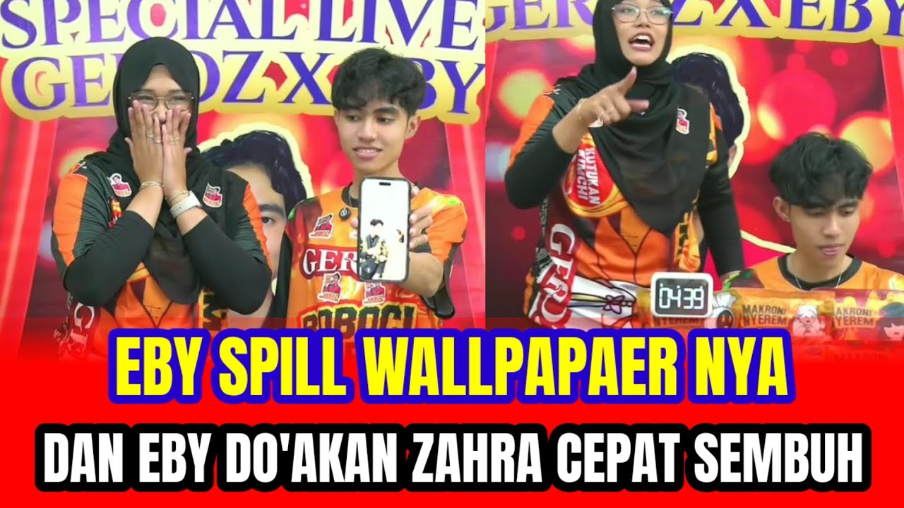 EBY SPILL WALPAPER NYA❗DAN EBY DO'AKAN ZAHRA CEPAT SEMBUH‼️