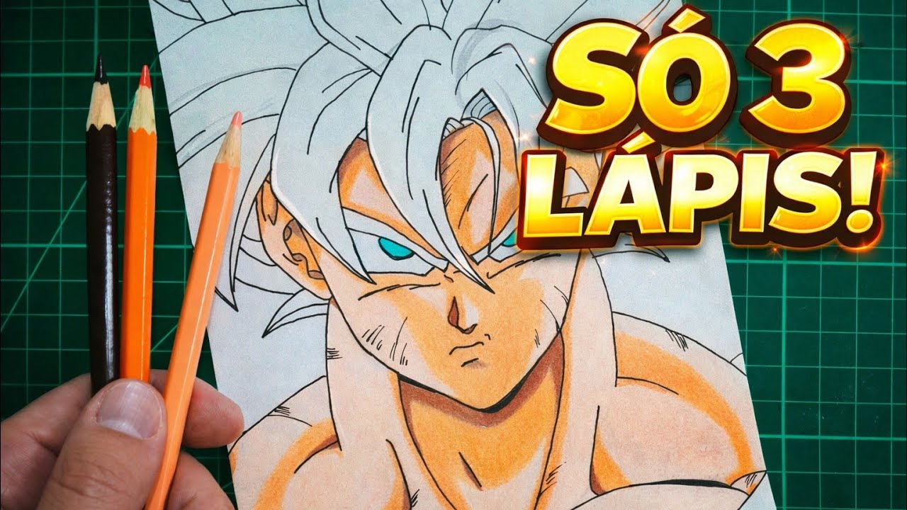Como colorir pele de anime com apenas 3 lápis