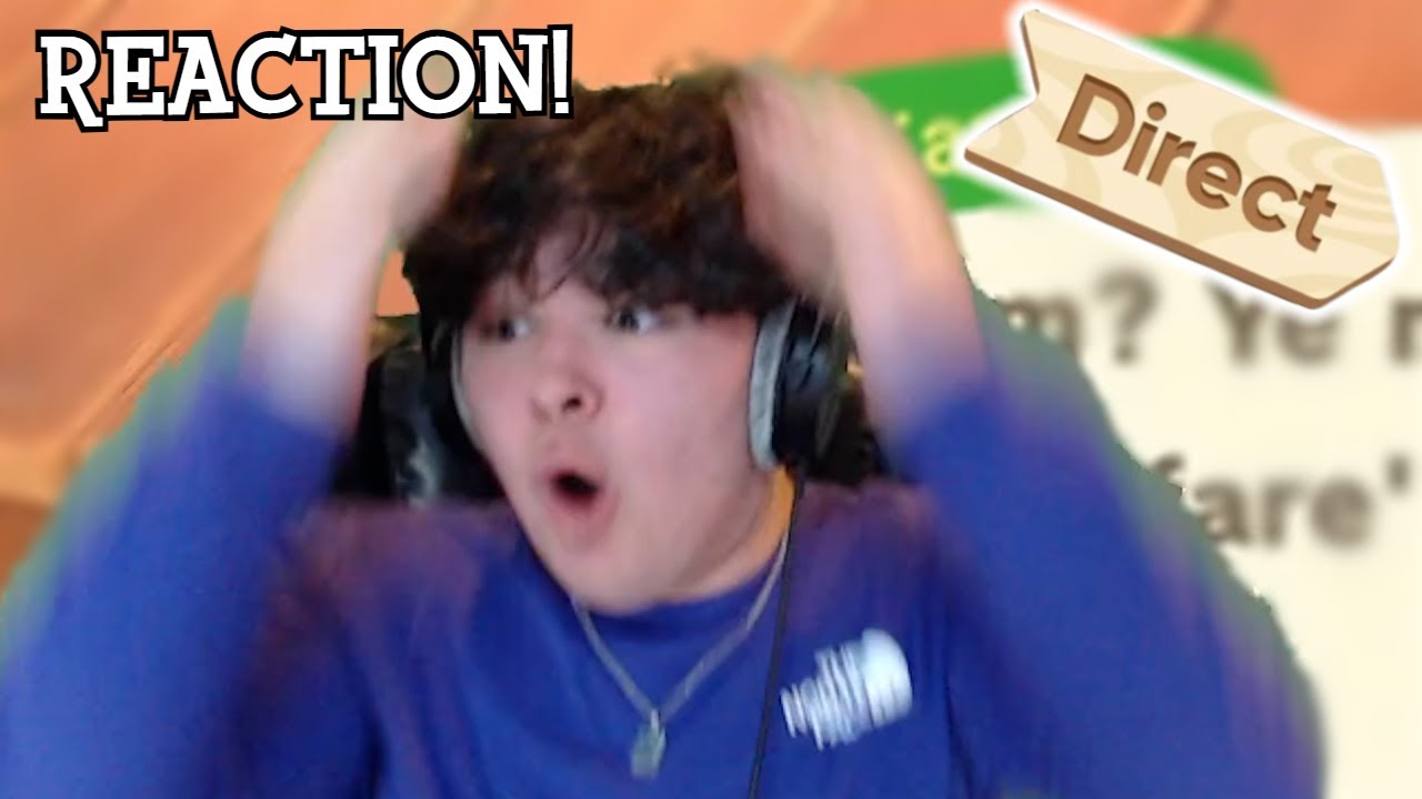 My Reaction to the Animal Crossing: New Horizons Nintendo Direct!