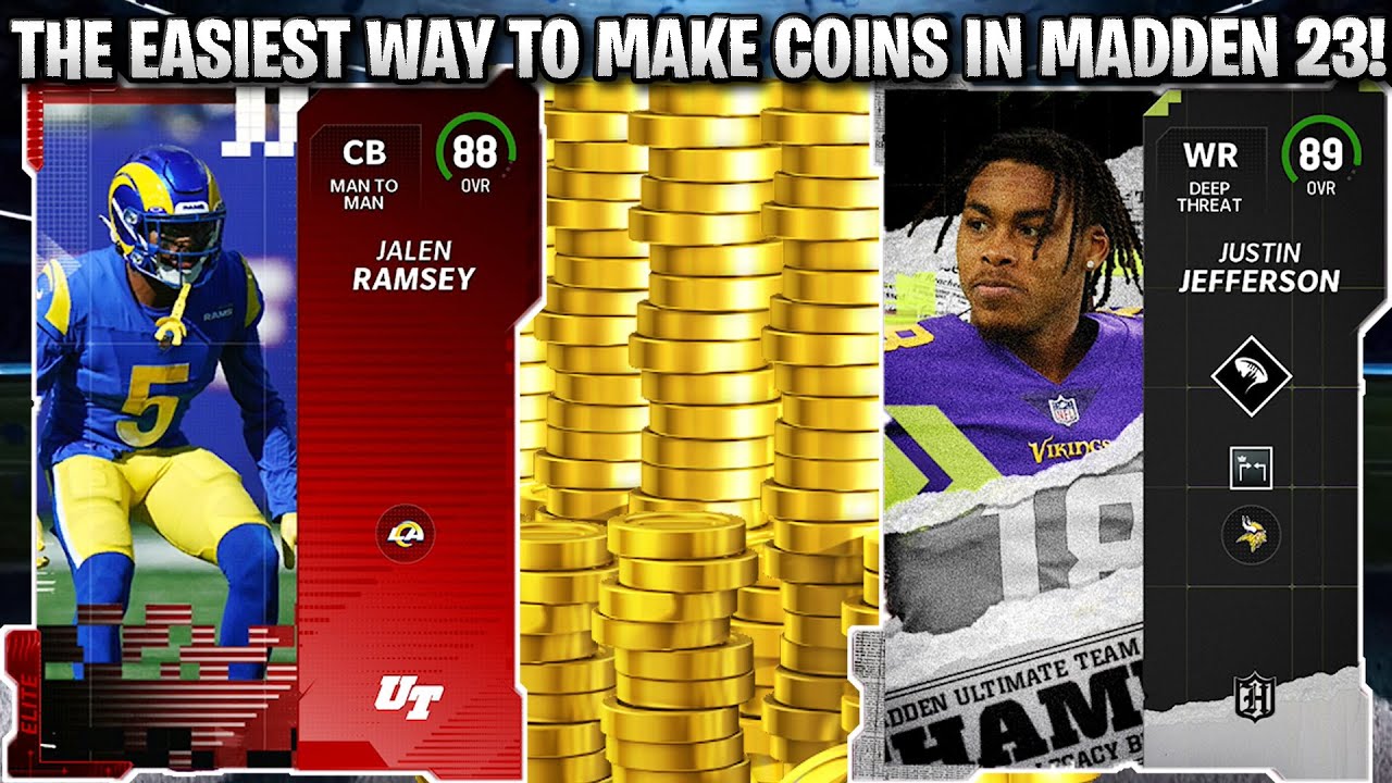 THE EASIEST WAY TO MAKE COINS IN MADDEN 23! SIMPLE COIN MAKING METHODS! | MADDEN 23 ULTIMATE TEAM