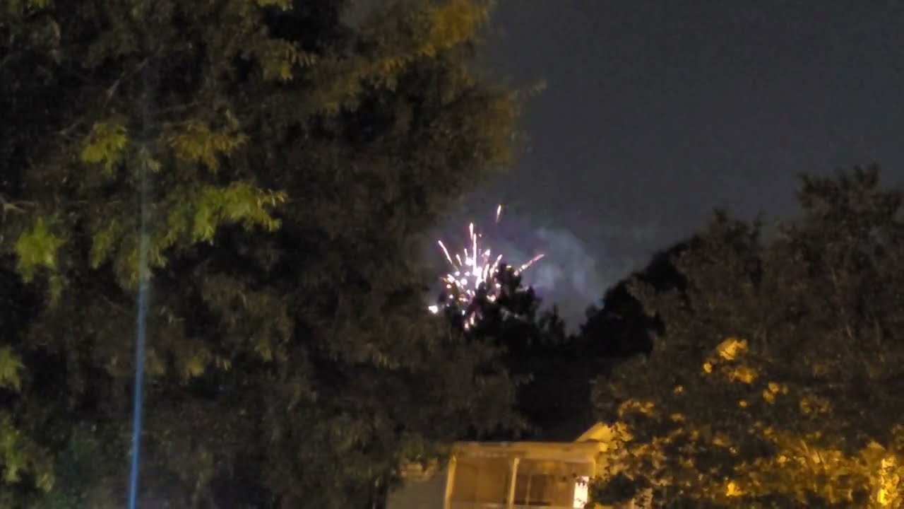 HAPPY JULY 4TH FIREWORKS THUNDER LIGHTNING HEAVY RAIN