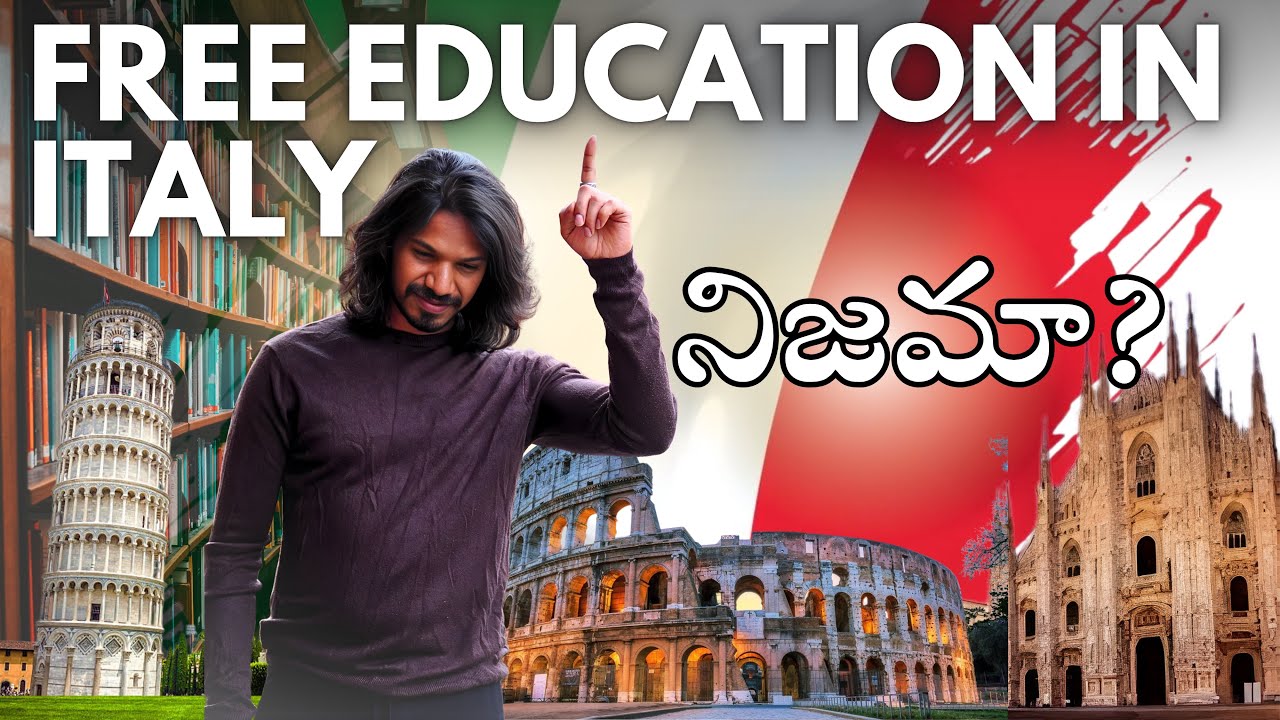Italy lo Free Education nijamena?|Benefits & Hidden Facts for Telugu Students|Study in Italy 2025