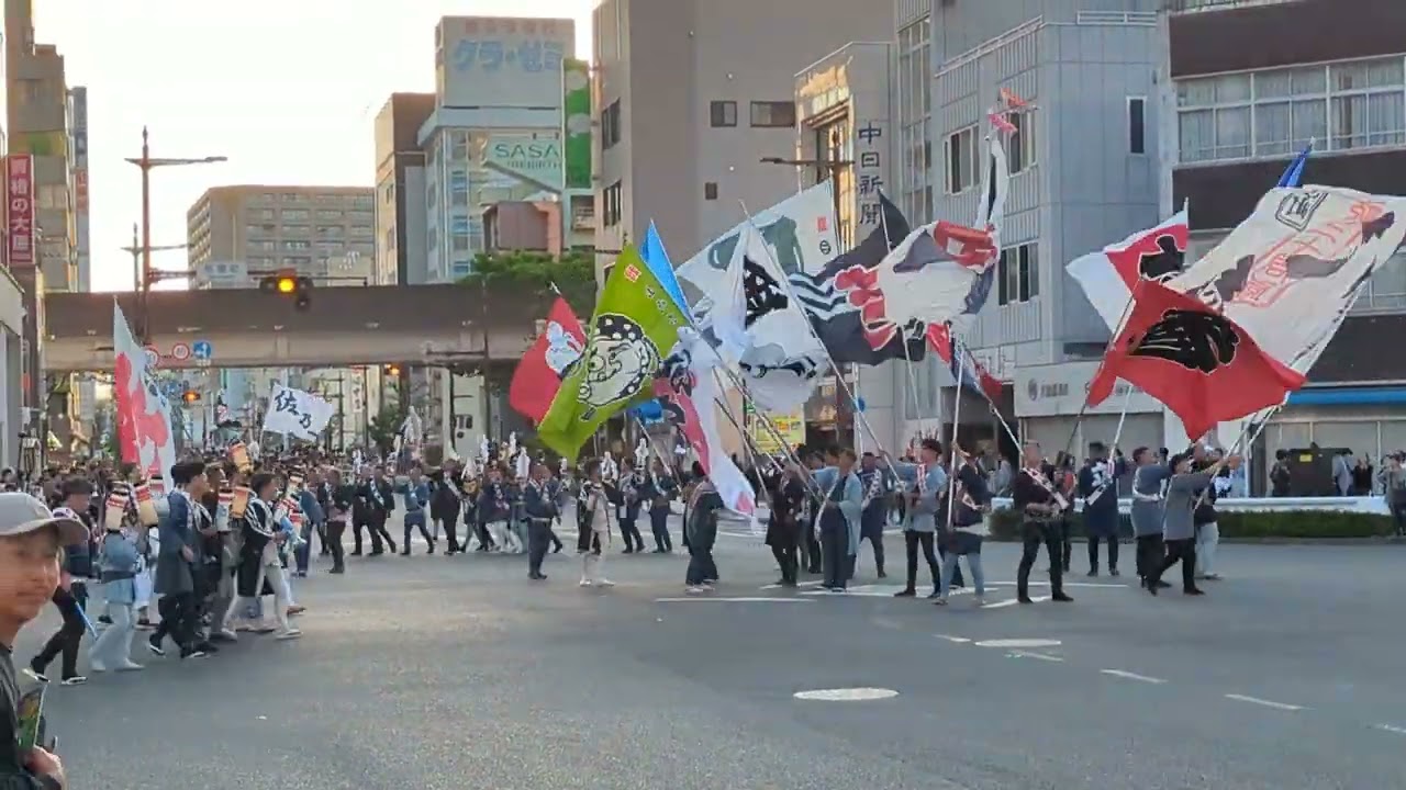 浜松まつり 2025.05.04 合同練り ナ組 西組 金折町 中山町 西伊場町 参野町