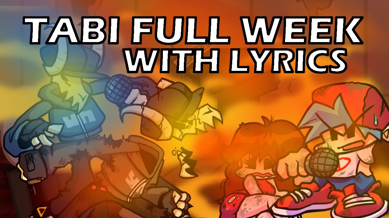 VS TABI with Lyrics / Ex BF | WEEK CURSE | FRIDAY NIGHT FUNKIN' with Lyrics