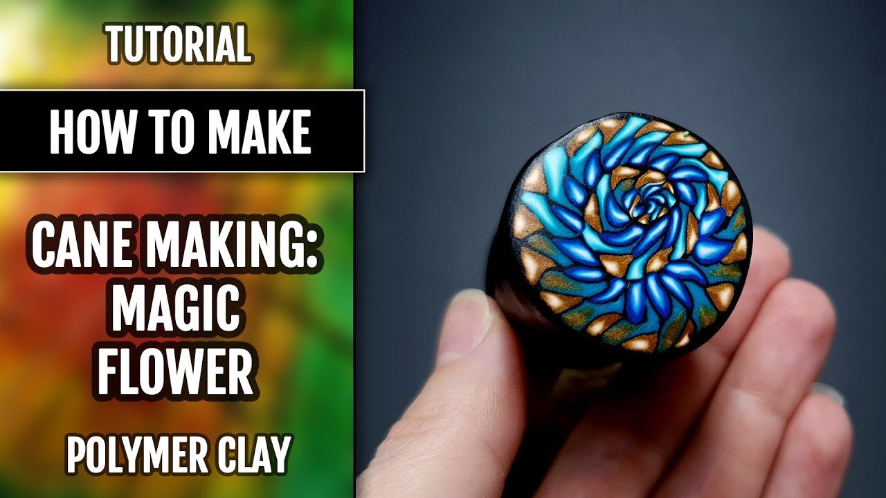 Polymer Clay Tutorial: Process making Polymer clay cane 