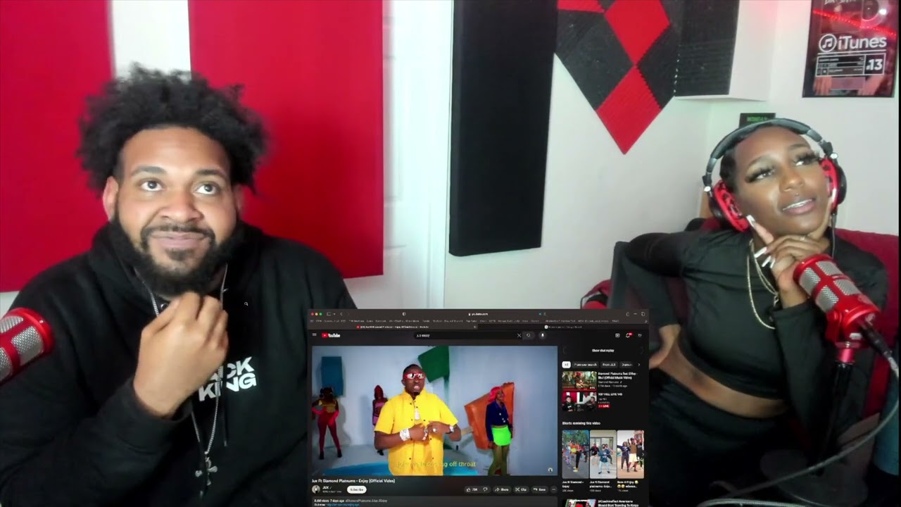 JUX & DIAMOND PLATNUMZ - ENJOY VIDEO REACTION
