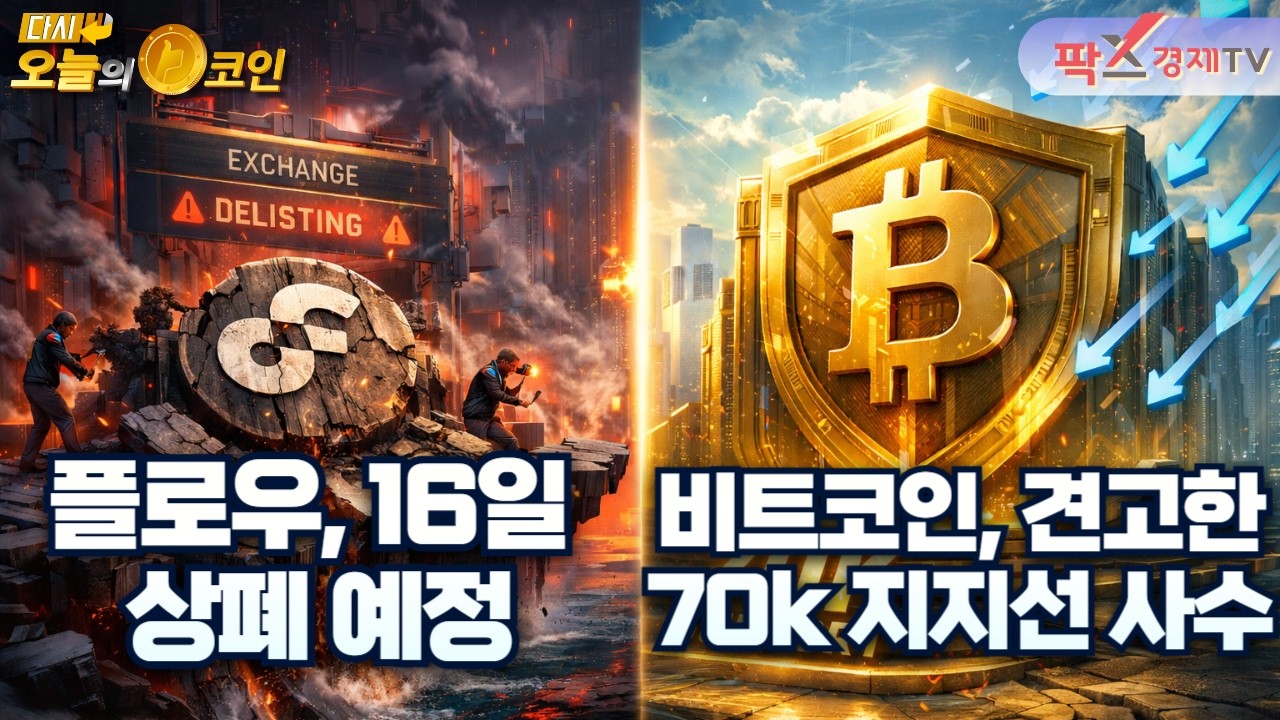 비트코인, 보유자들의 지지선 사수 의지 강력 / 플로우, 급등 후 되돌림···16일 상폐 예정 [260313 다시 오늘의 코인] (김우석,권지영)
