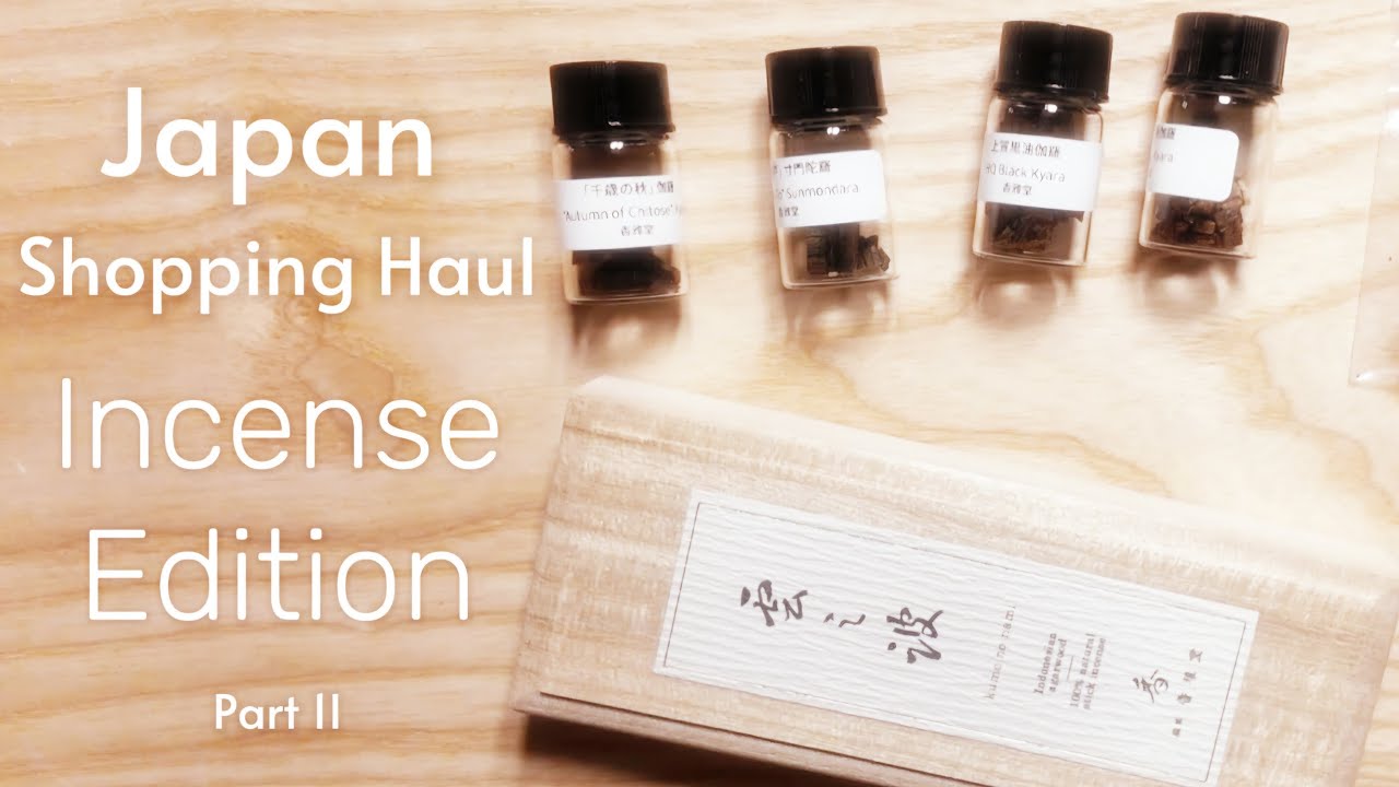 Japan Shopping Haul - Incense Edition Part 2 - ASMR - unboxing Kogado