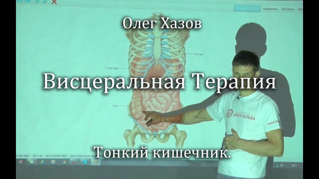 Висцеральная терапия. Тонкий кишечник. Олег Хазов