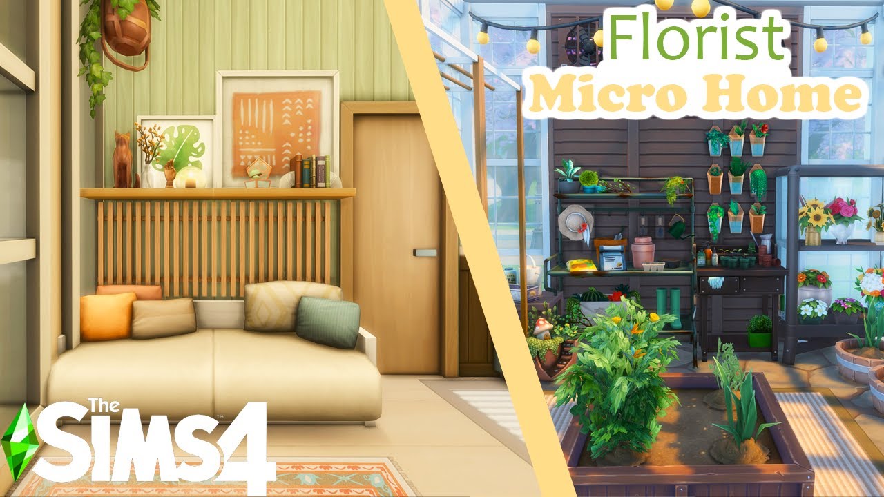 Florist Micro Home |The Sims 4 Speed Build