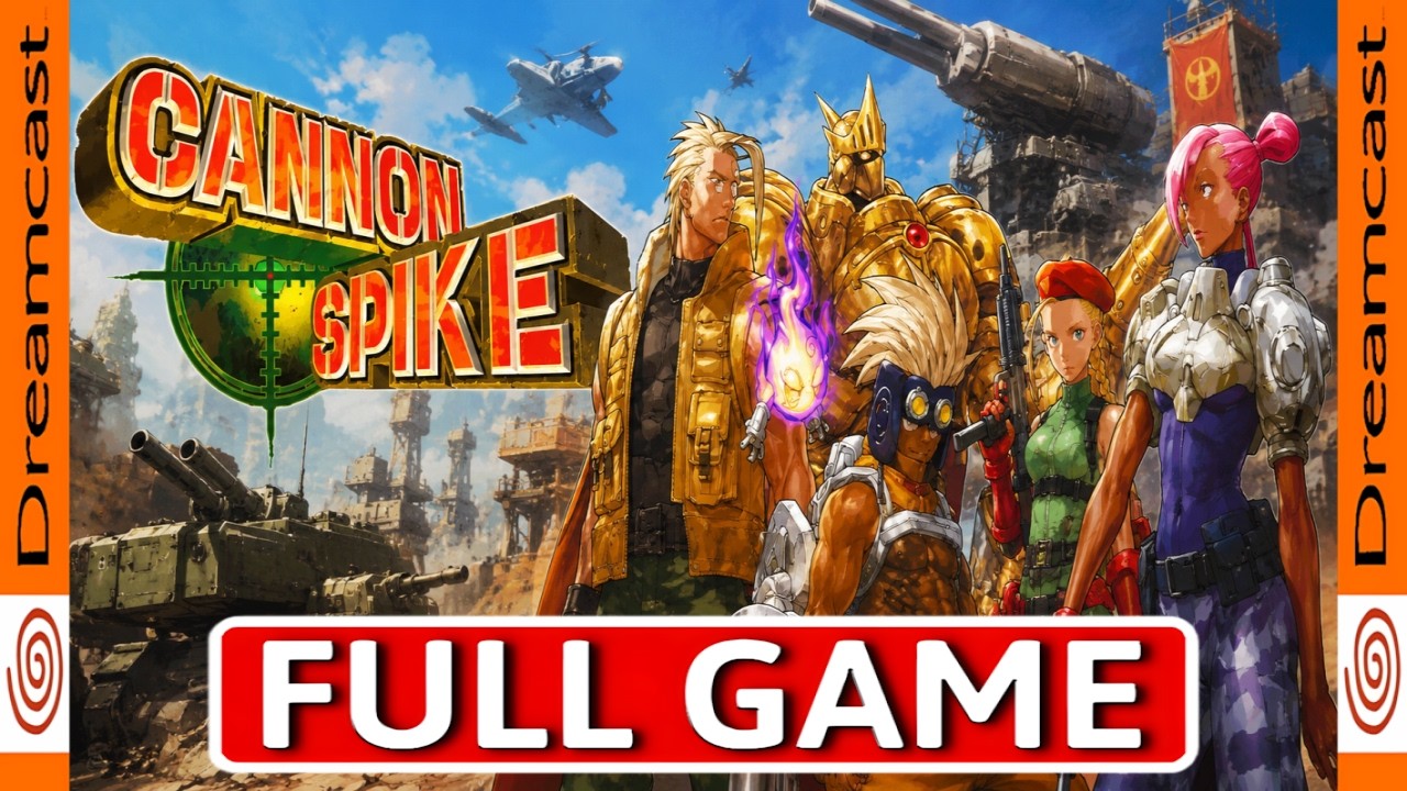 Cannon Spike - FULL GAME Walkthrough Longplay