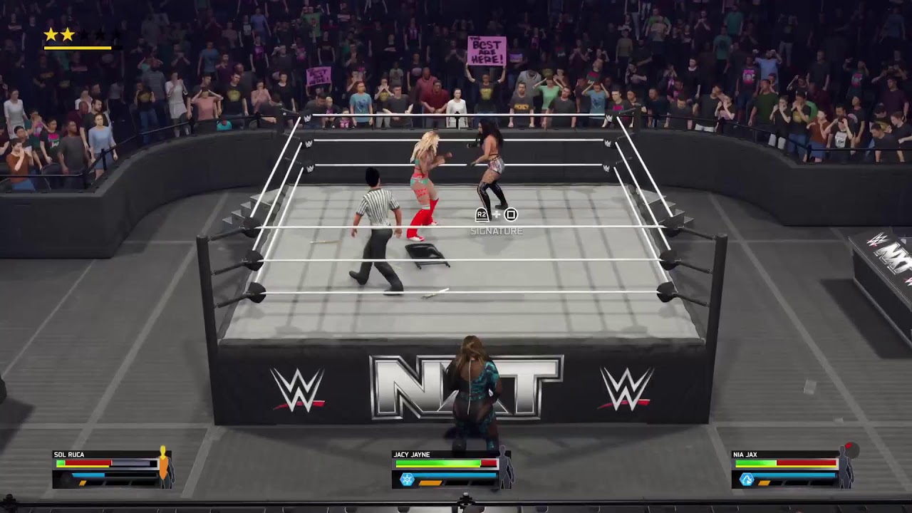Wwe 2K25 NXT sol ruca vs jacy jayne vs nia jax