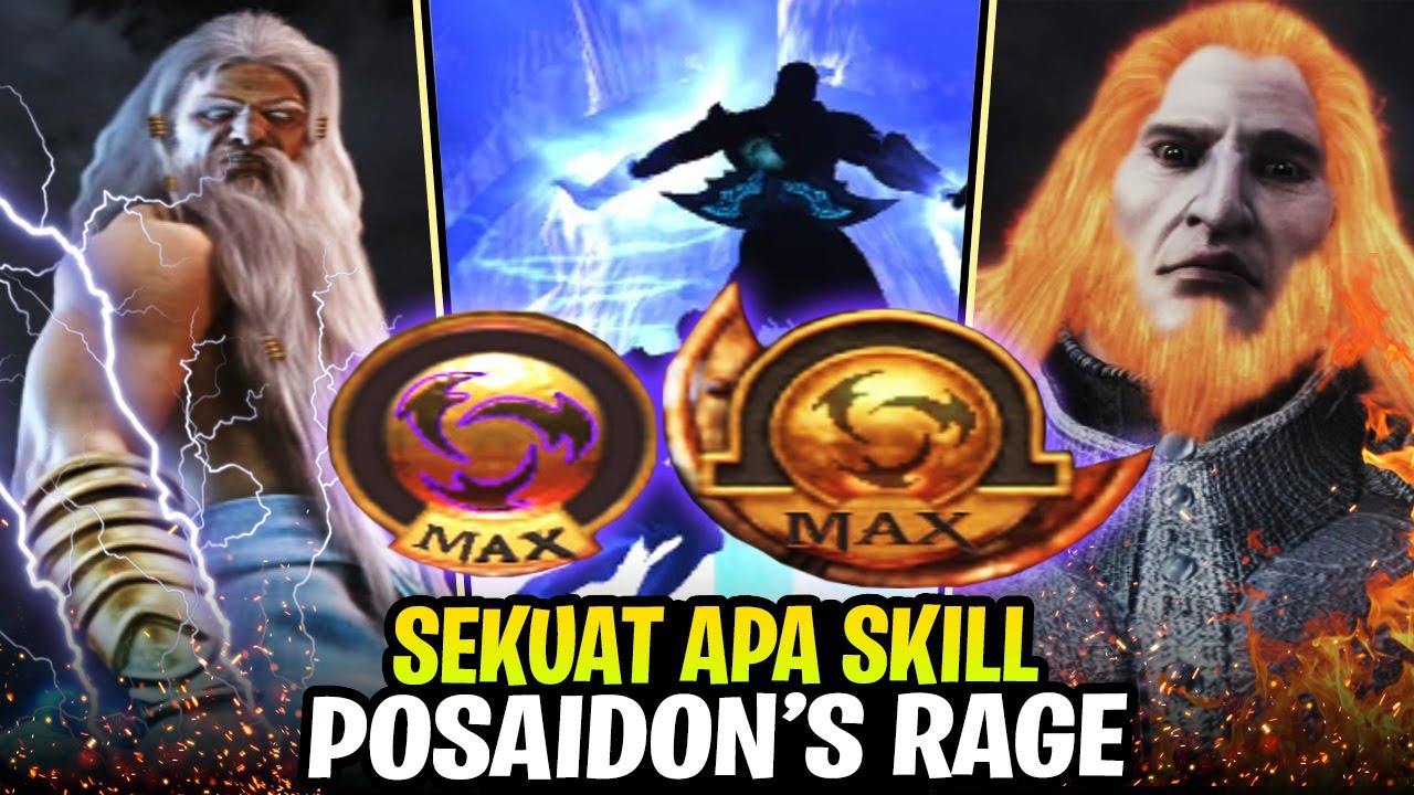 MELAWAN SEMUA BOSS MENGGUNAKAN SKILL POSAIDON RAGE !! - God Of War 1 & 2 (VERY HARD) PS2
