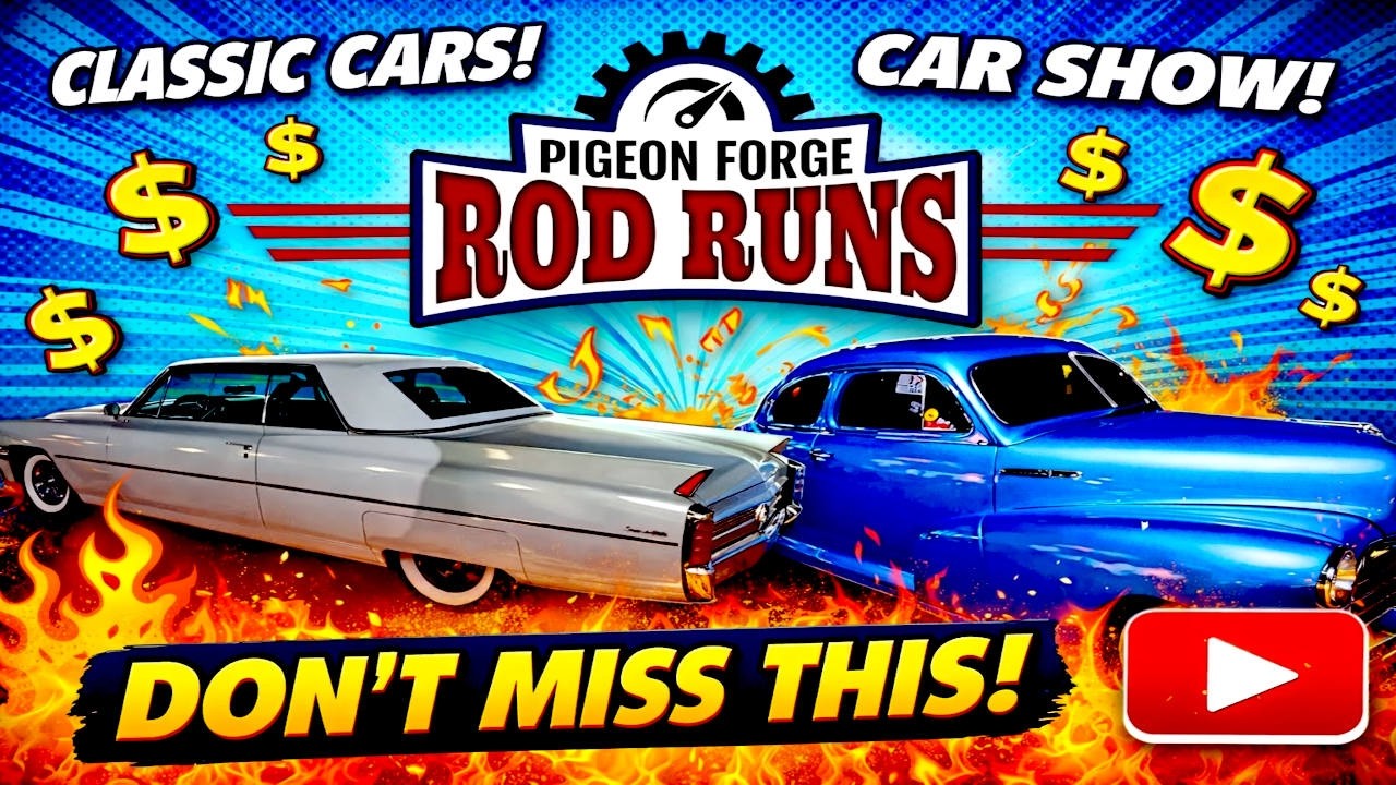 Classic Cars Take Over the Night! | Pigeon Forge Rod Run Highlights