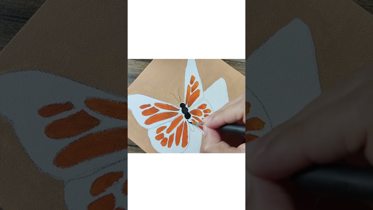 idea f&aacute;cil con pintura acr&iacute;lica #drawing