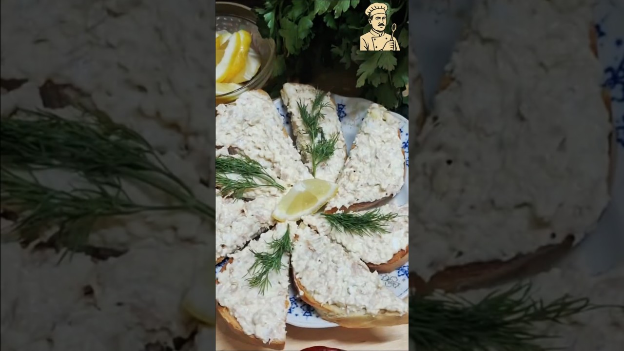 Забудь про Магазин! ❌ ЛЕГЕНДАРНАЯ Намазка из ТУНЦА #гост #намазка #закуска #тунец #гренки #вкусно