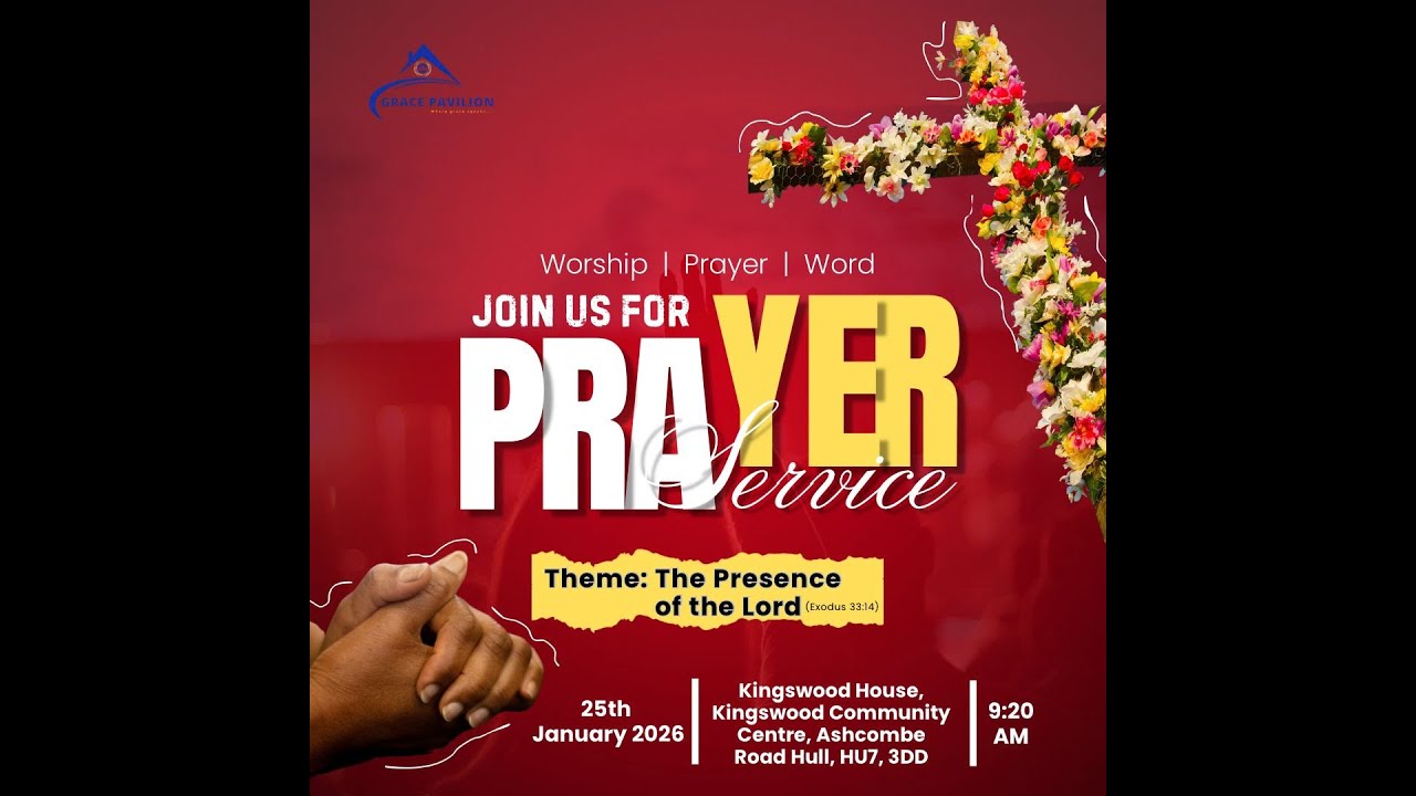 Sunday 25th January 2026 - Sunday Prayer Service