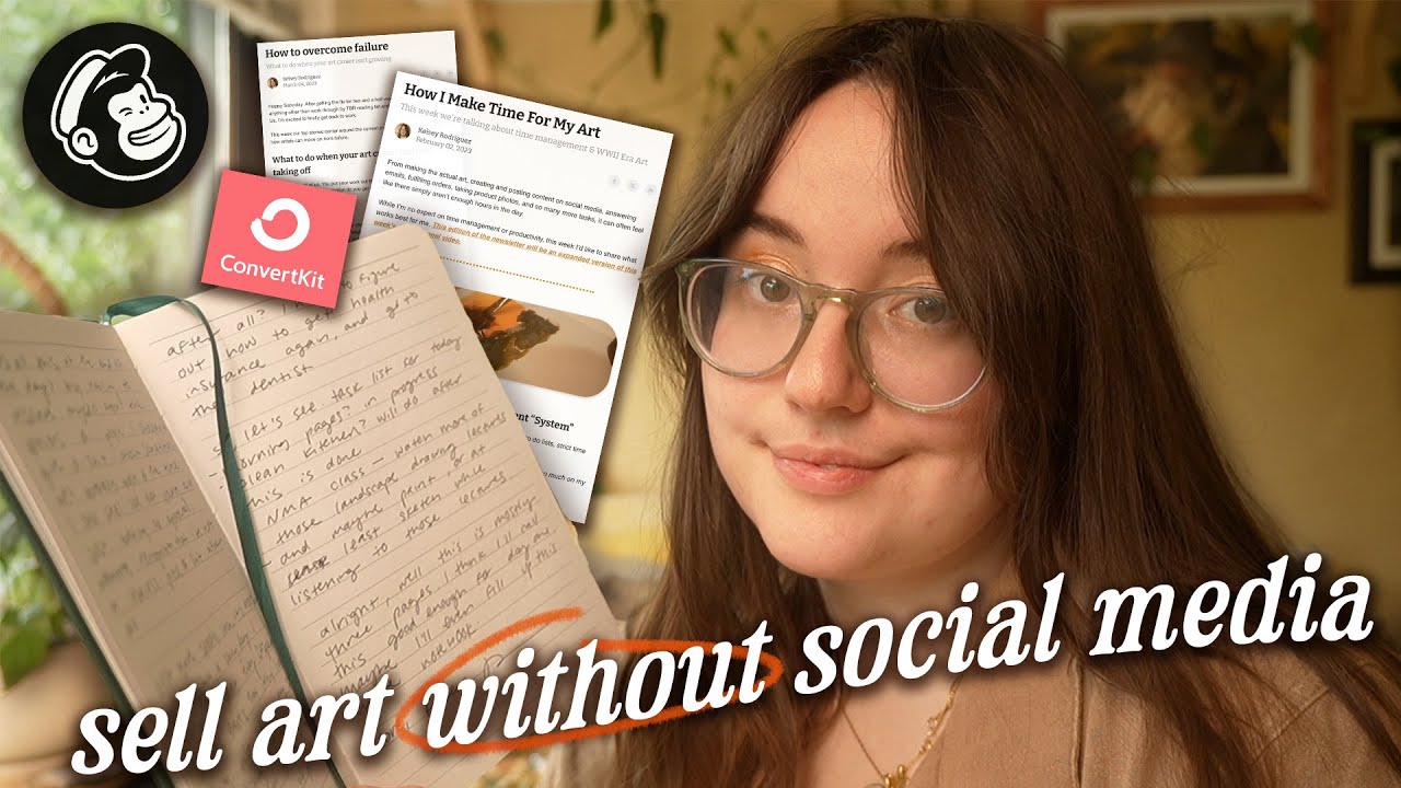 how you can market your art WITHOUT social media