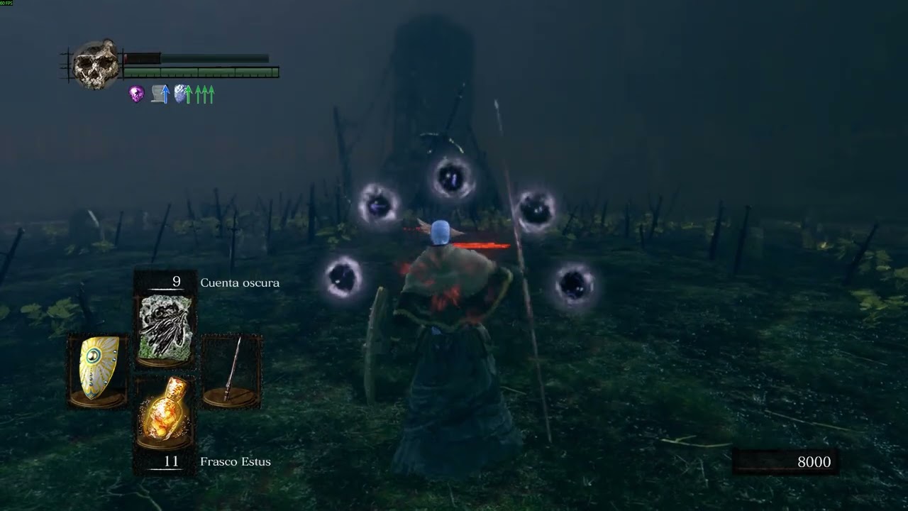 Build mago oscuro perma stack piedra roja poder interior DARK SOULS