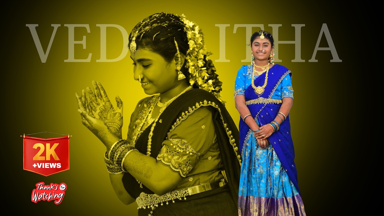 CHEBOYINA'S Half Saree Ceremony VEDITHA