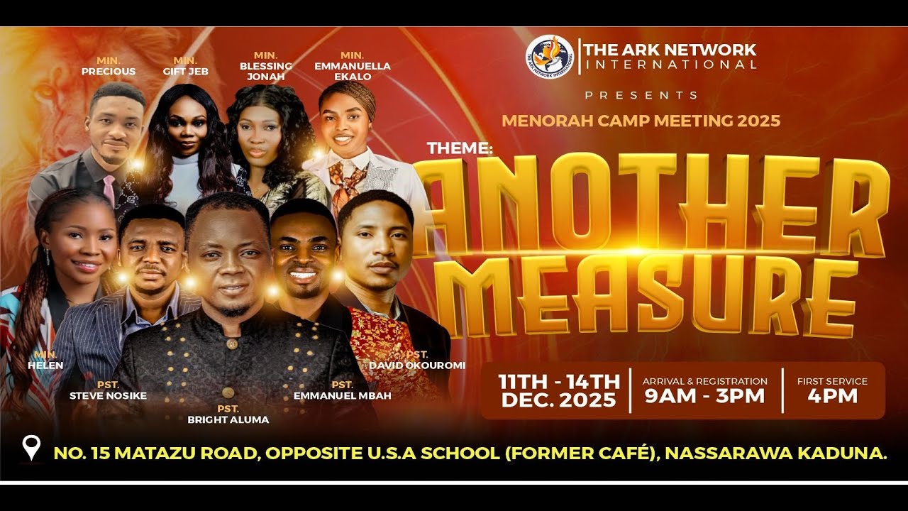 || POST MENORAH SERVICE || With || Pastor Bright Aluma ||