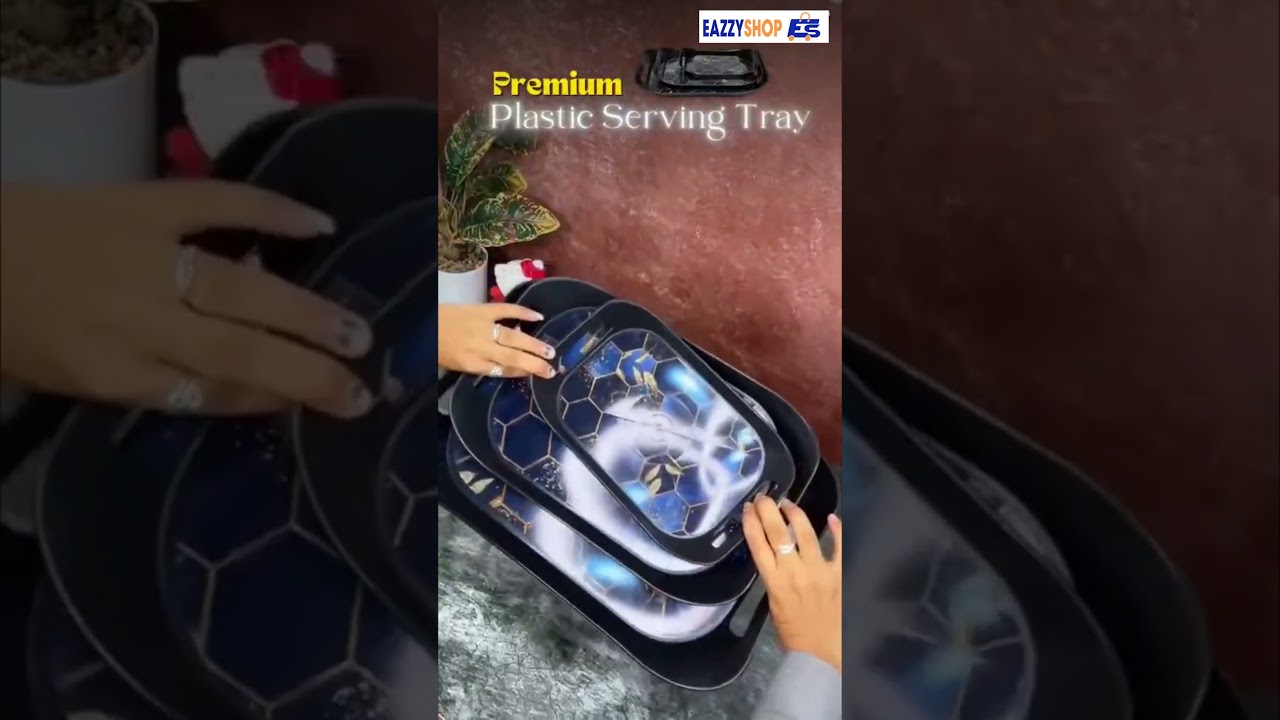 Unbreakable Luxe Tray Set &ndash; The Plastic You Can&rsquo;t Destroy!