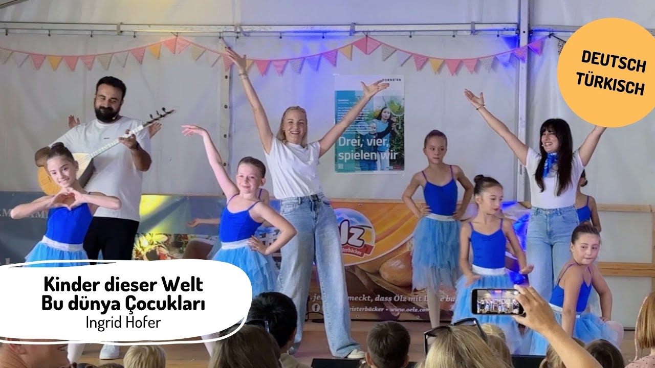 🐻 Kinder dieser Welt - Bu d&uuml;nya &Ccedil;ocukları | Deutsch-T&uuml;rkisches Kinderlied zum Mitsingen