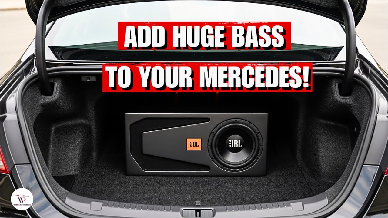 Adding a subwoofer to my  Mercedes Benz S550 : How To Add Subwoofer On Mercedes Benz