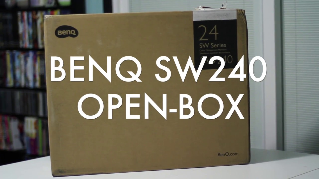 BenQ PhotoVue Photo Editing Monitor (Photographer's Monitor) SW240 OpenBox Unboxing
