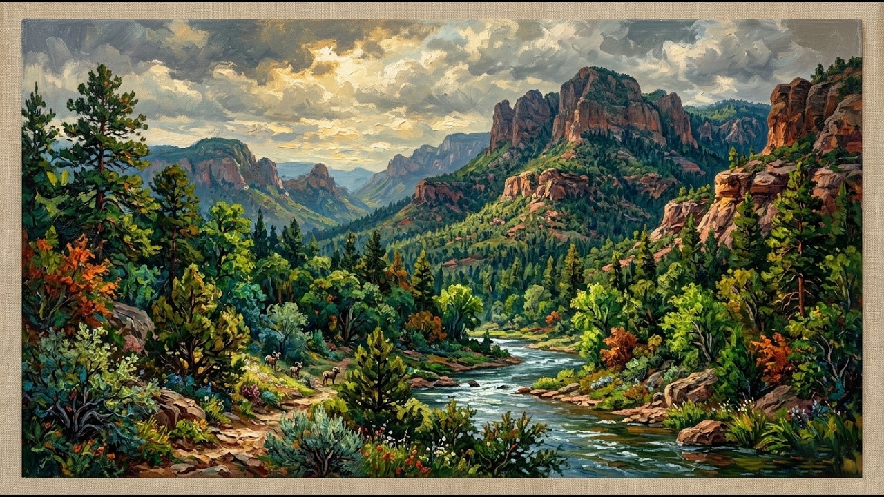 A Peaceful place is a calm environment  Tv Art Wallpaper LIVE Screensaver Home Decor Oil Painting