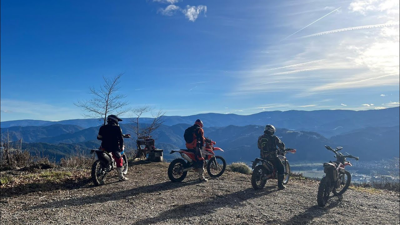 Endurofun with different bikes.
