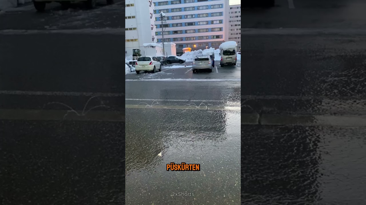 Japonya'nın Kar ve Buz &Ouml;nleme Sistemi!