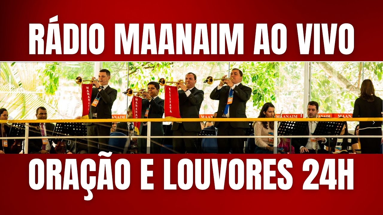 RÁDIO MAANAIM AO VIVO!  ORAÇÃO E LOUVORES 24H: ( Chat bate papo )