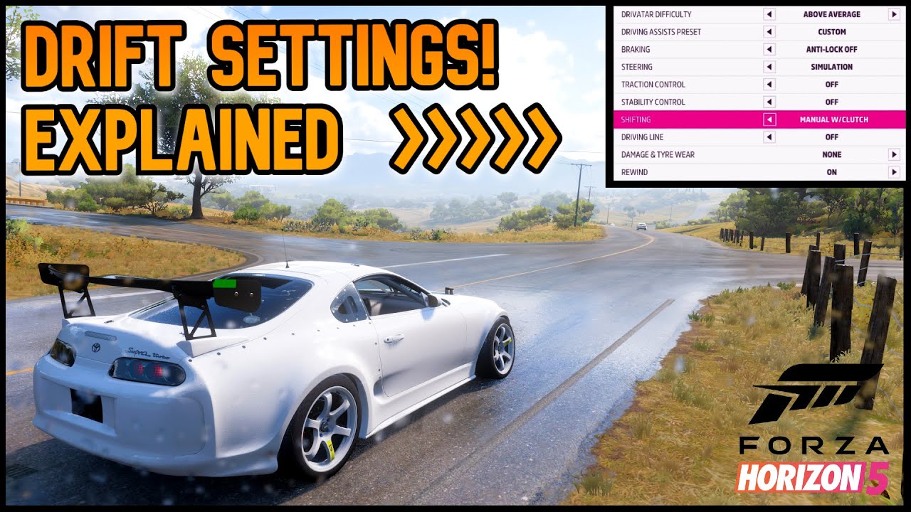 Drifting Controller Settings Explained - Forza Horizon 5