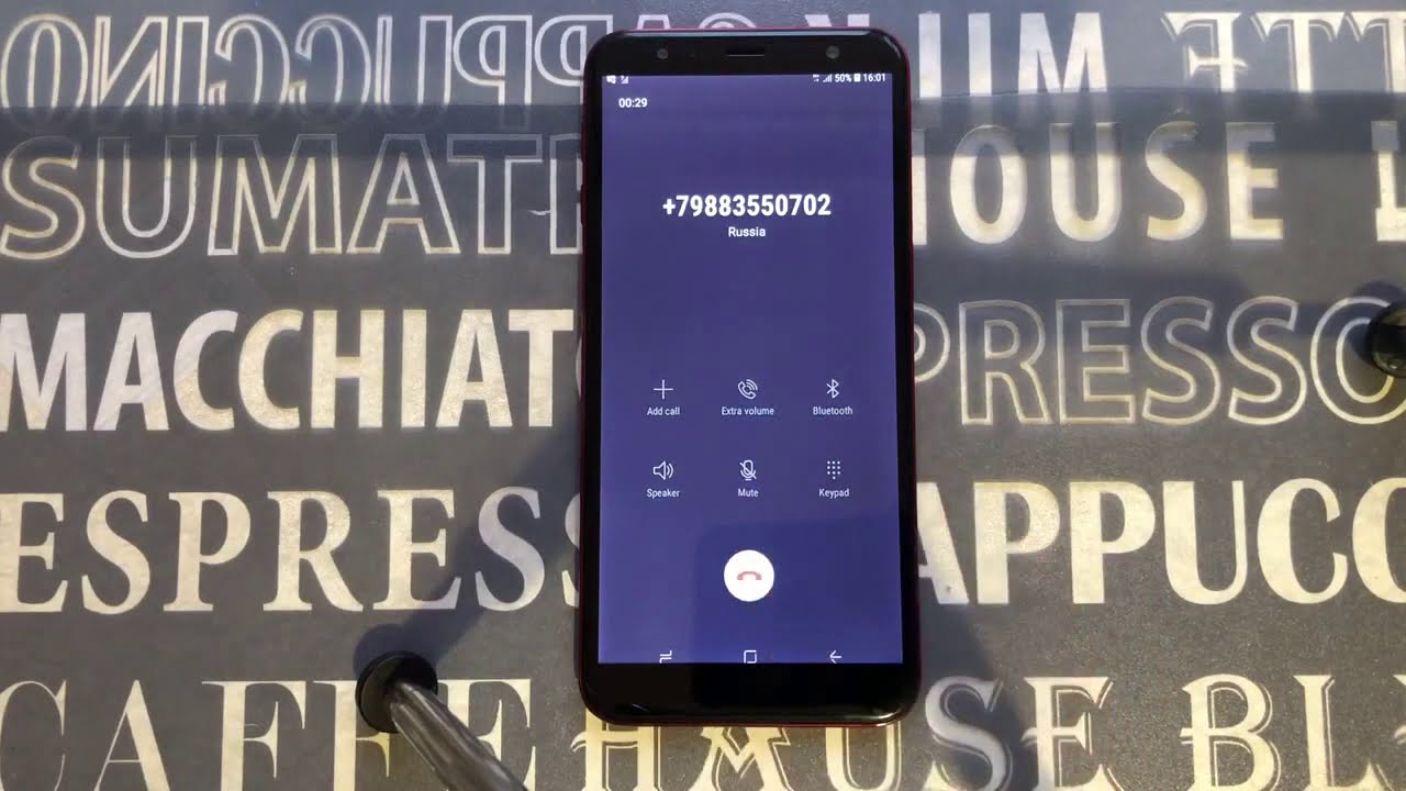 Samsung Galaxy J6+ (SM-J610FN) Incoming call