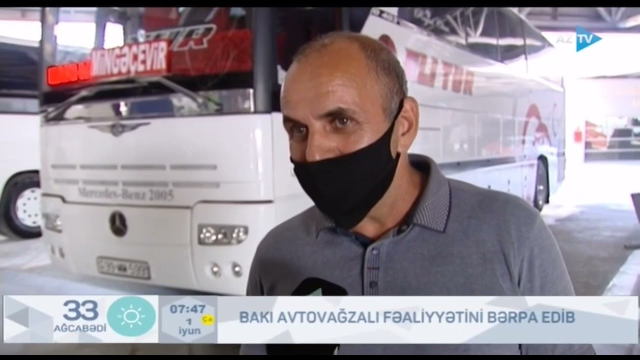 Bakı avtovağzalı fəaliyyətini bərpa edib