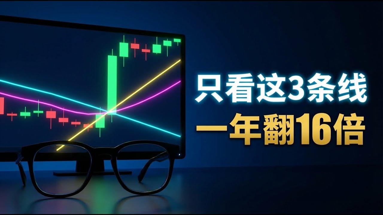 4万变70万！他删光了所有技术指标，只靠这3条线，一年狂赚16倍！