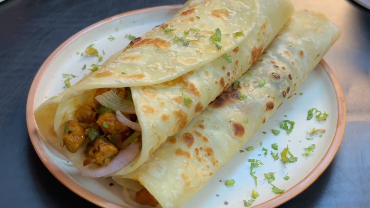 Ghar Vaala Soya Frankie Recipe | Veg Frankie Recipe | Veg Street Food Recipe | Frankie Recipe