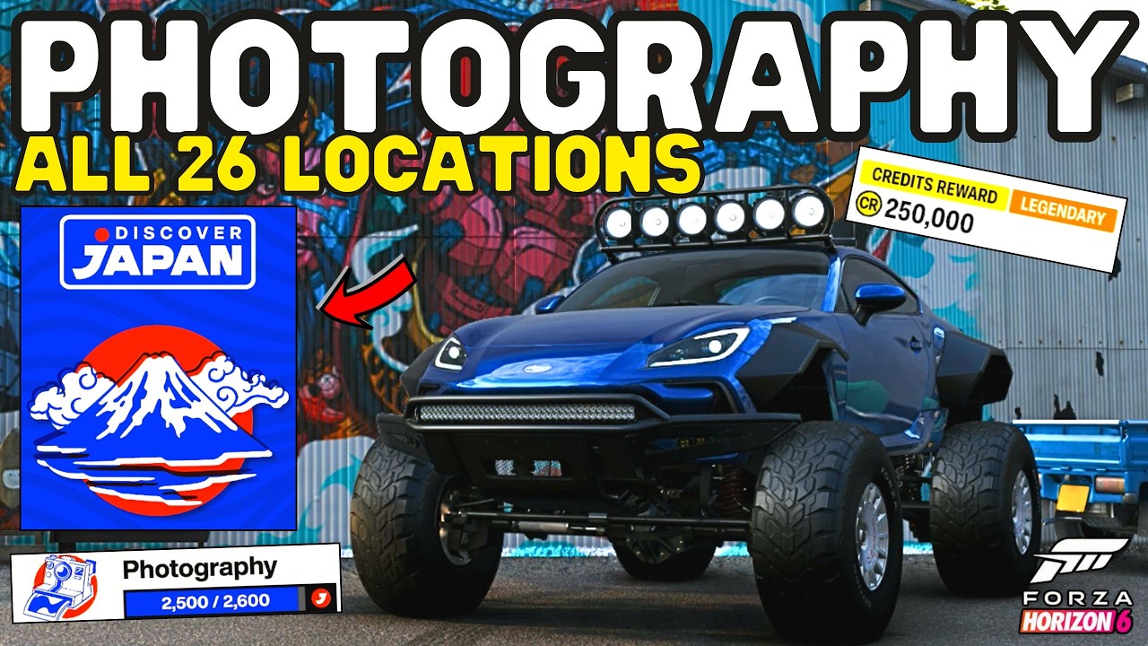Forza Horizon 6 &ndash; WSZYSTKIE 26 lokalizacji fotograficznych Discover Japan &ndash; Pełny poradnik &ndash; WSZY...