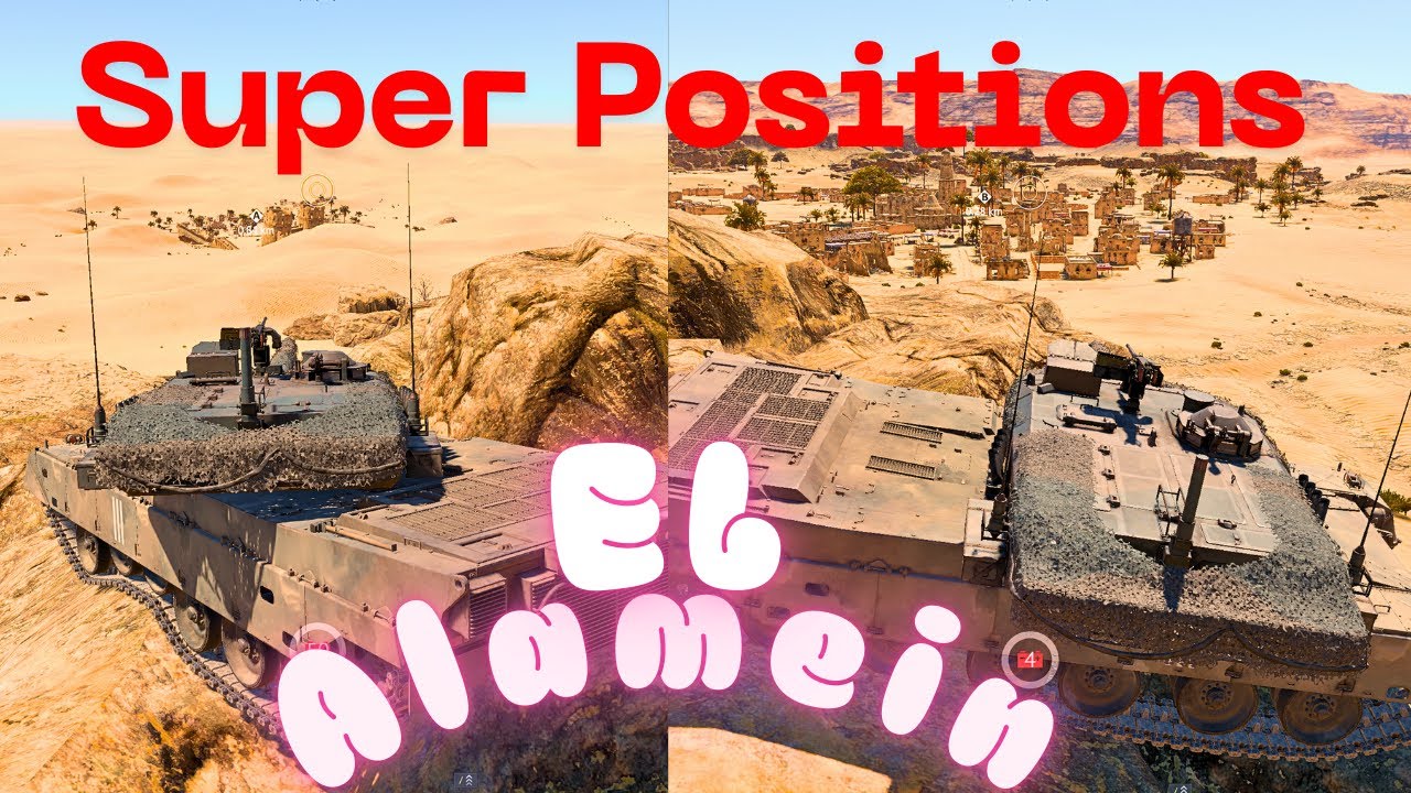 War Thunder: El Alamein Map All the Secret positions to Dominate in 2025!