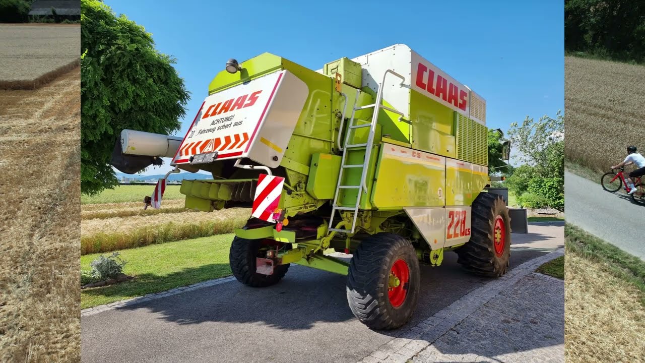 CLAAS COMMANDOR 228 CS | echte Waffe frisst sich durch II Drone - Flight