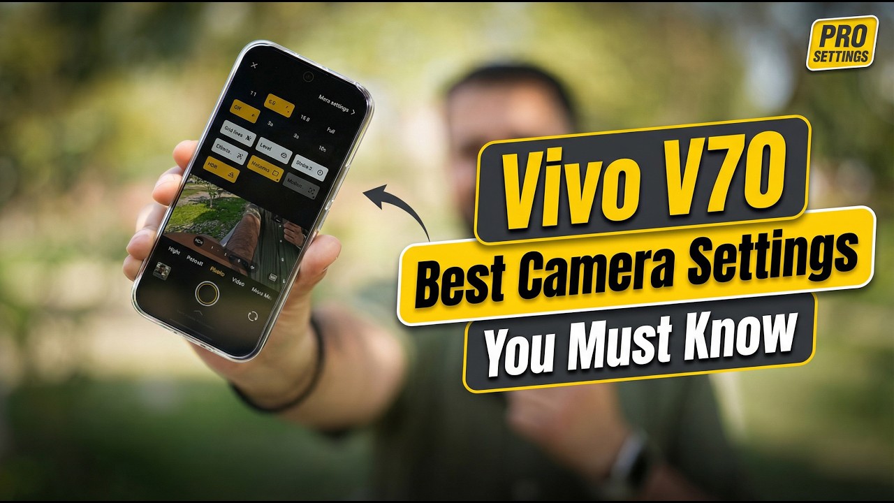 Vivo V70 - Best Camera Settings & Tricks (Hindi)